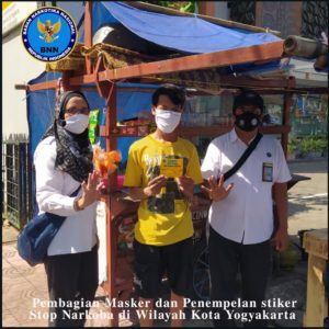 BNN melakukan Sosialisasi P4GN dan Pencegahan Covid 19 di Kota Yogyakarta
